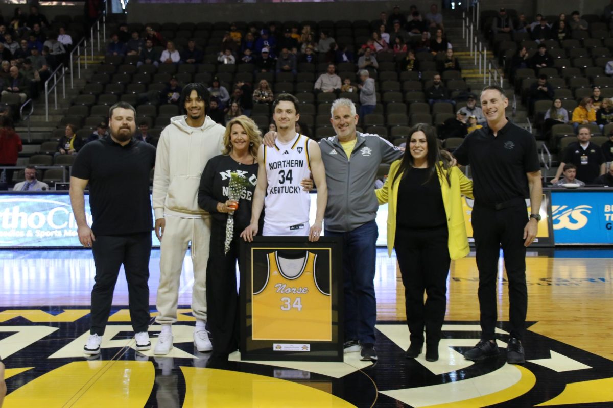 Pivorius celebrated his last home game with family in March.